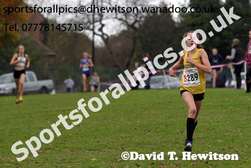Under-15 girls Northern Cross Country Relays. Photo: David T. Hewitson/Sports for All Pics